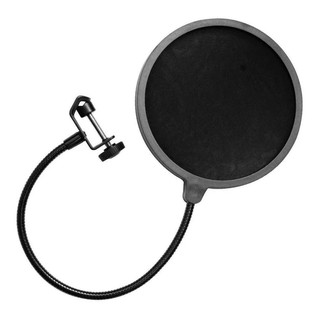 Pop Filter Para Microfone Condensador Anti Puff Studio Gravação Voz Limpa