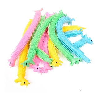 Fidget Toy Minhoca Unicórnio Pulseira Flofy Squish Estica e Solta Colorido Brinquedo Sensorial Alívio Do Stress Relaxante Antistress Pop It (4)