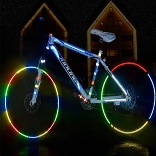 Fita adesiva reflexiva Bicicleta Refletivos Ciclismo Fluorescente Fita Reflexiva Bicicleta Segurança Decoração Colorido Neon (3)