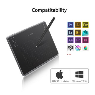 Huion H430P Tablets Digitais / Osu / Jogo / Tablet / Caneta Gráfico De Desenho / Assinatura