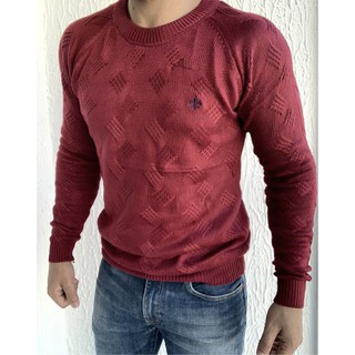 Suéter Masculino de Lã Slim Fit (2)