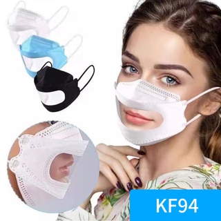 Máscara KF94 Boca Transparente 3D Adulto Com 4 Camadas