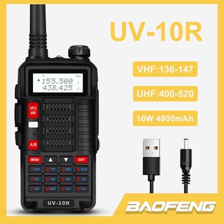 10R Rádio UV-10R Plus/Transmissor Profissional/Equipamento De Comunicação De Carro/Walkie Talkie Longo Alcance