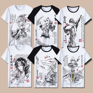 Natsume friend Camiseta De Manga Curta Unissex anime Tokyo ghoul Com Tinta yuan