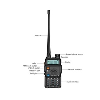 Beier Baofeng Uv-5r Intercom Walkie Talkie Dmr Rádio