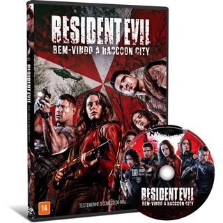 DVD Filme Resident Evil: Bem-Vindo a Raccoon City (2021) Dual Áudio