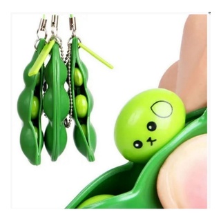 Fidget Toys Chaveiro Verde Ervilhas Anti Stress