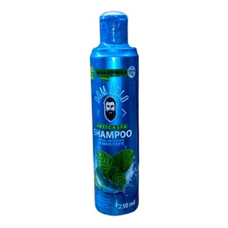 Shampoo Profissional Para Cabelo Bigode Barba Anticaspa 250 ml