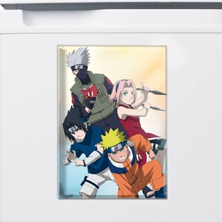 Ímã Decorativo 6cm x 9cm Anime Naruto Sasuke Sakura Kakashi Sensei