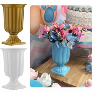 Vaso Grego - Vaso Decorativo - Luxo - Centro de Mesa - Plástico - Vaso 19cm - 1 unidade