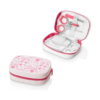 Kit Higiene Rosa Multikids Baby Escova Pente Lixa Cortador Tesoura - Multilaser BB098