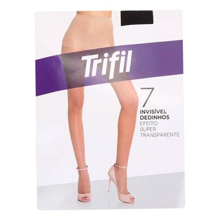 Meias calça Feminina Adulta Trifil invisivel fio7 dedinhos de fora e pode ser usada com qualquer tipo de roupa