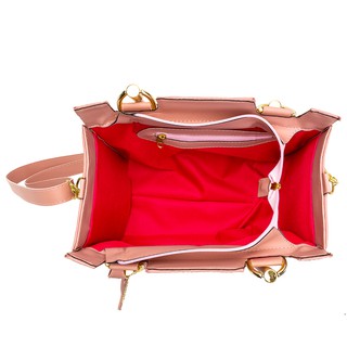Kit Com Bolsa Castelo colorida +bolsa Corrente Transversal + carteira Rosa (2)