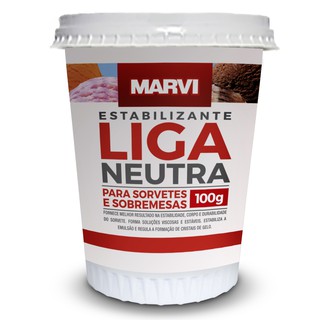 Marvi Estabilizante Liga Neutra 100g para sorvetes e sobremesas