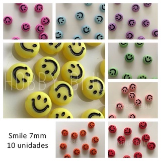 Entremeio Smile 7mm Sorriso 10 unidades Montagem Bijuteria