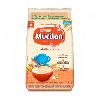 Cereal Infantil Mucilon Multicereais com 230g