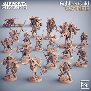 Miniaturas RPG Fighters Guild - Dungeons and Dragons