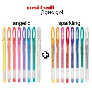 Caneta Gel Uni-ball Signo Angelic/sparkling Kit C/16 cores