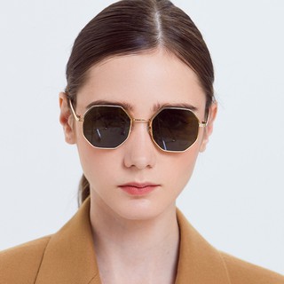 Fashion Retro Metal Polygonal Ac Lens Simple Personality Sunglasses (8)