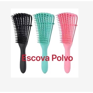 Pente Escova para cabelo cacheados e crespos escova tipo polvo (3)