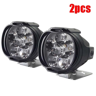 2Pcs 6 LED Motocicletas Faróis De/Luz De Trabalho De Motocicleta/Lâmpada De Nevoeiro Super Brilhante/Iluminação Auxiliar Veículos Acessórios Para Carros (9)