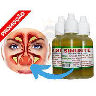 4 un sinusil combate a sinusite,renite e dor de cabeca 20ml alivio imediato 100% Natural Uso Nasal