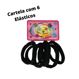 Elástico de cabelo com 6 unidades / kit com 6 elásticos de Cabelo / Xuxinha / adulto / infantil