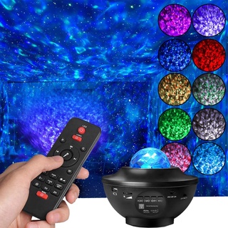 Rodanny Colorido Céu Estrelado Galaxy Projetor Noite Luz Do Bluetooth Music Player Estrela LED Noturna Presentes Para O Natal
