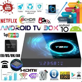 【SportHD】T95 H616 6K Full HD Smart TV Box Android 10.0 4G+32G/64G Smart TV Box WiFi 1000M Media Player HD Media Player