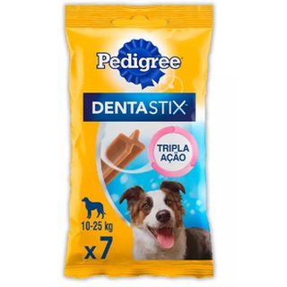 🔥PROMOÇÃO🔥 Petisco Pedigree Dentastix Cuidado Oral Para Cães Adultos Raças Médias - 07 UNID.