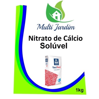 1kg Nitrato de Cálcio Adubo Fertilizante Calcinit Solúvel Foliar Hidroponia