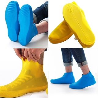 Waterproof Rain Shoe Covers Traveling Outdoor Portable Reusable Rubber Non-slip Rain Overshoes Unisex Shoes Accessories (4)