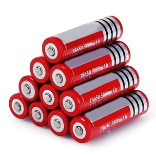Com 2(dois) baterias Bateria Recarregável Li-ion 18650 3.7v --4.2V 9800