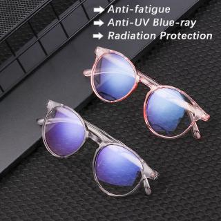 ALLFORYOU Óculos de Armação Redonda PC/Lente Resinada/Filtro Azul (2)