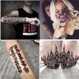 20 Diferentes Estilos De Tatuagem Temporária Corpo Arte Legal Falsa
