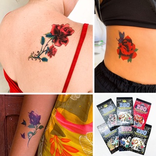 Kit com 40 Tatuagens Tattoo Fakes Temporárias Tatuagem Diversão Atrativo Moderno