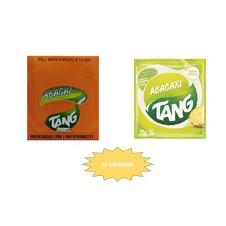 Suco Tang - Caixa com 15 saquinhos Tang - Vários Sabores - Refresco em pó Tang rende 1 litro (2)