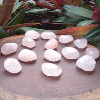 Quartzo Rosa Cristal de Pedra Rolada | 100%Natural 💎 (1)