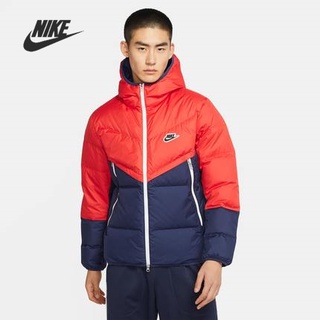 Jaqueta Masculina Nike100 % De Inverno Quente E À Prova De Vento Para Baixo CU4405-673