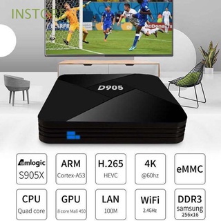 Instore Caixa De Tv Smart 3d D905 Multimedia Player / Equipamentos De Vídeo / Hdmi
