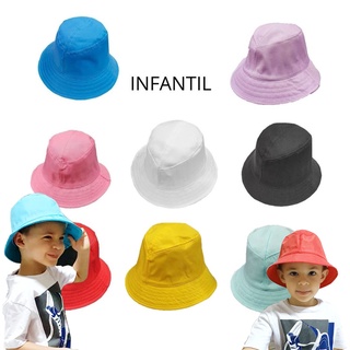 Boné, Chapéu Bucket Infantil colorido menina menino (1)