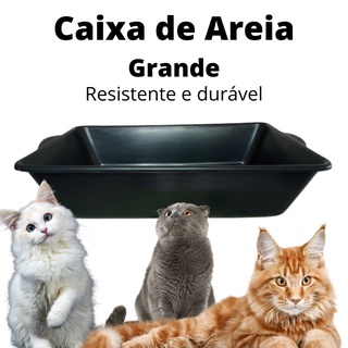 Caixa de Areia para Gatos Grande Caixa Higiênica Bandeja Banheira Sanitária Banheiro para Gatos