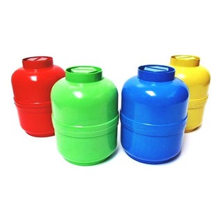 Botijão De Gás De Cozinha Cofrinho Para Moedas 12,5 Cm De Altura Em Cores Aleatórias (Material Plástico) (1)