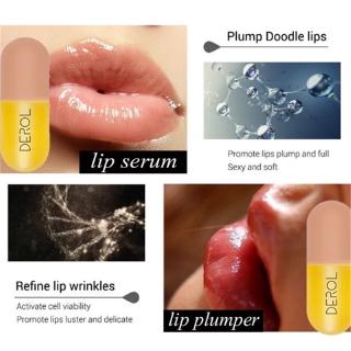 Gloss Labial de Óleo Mineral para Aumento do Volume dos Lábios / Soro Essencial para Hidratação / Nutrição dos Lábios (5)