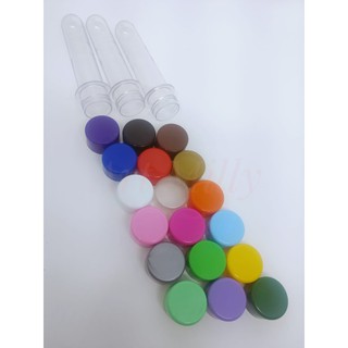 30 tubetes de acrílico 13 cm tubet tubo Lembrancinha festas art milly diversas cores