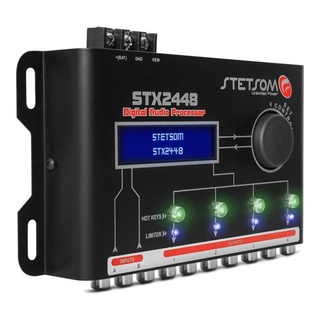 Processador De Audio Stetsom Equalizador Crossover Stx-2448