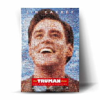 Placa Quadro Decoração Filmes Cinema Cartazes O Show de Truman Jim Carrey