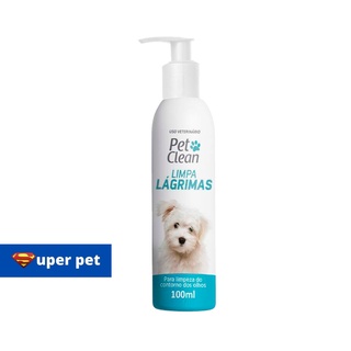 Limpador Limpa Lágrimas para Cão Cachorro Gato e Pet 100 ml - Pet Clean