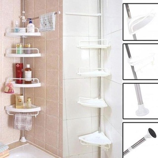 Kit 4 Prateleiras de Banheiro Rack Porta Shampoo Sabonete de Canto 15kg