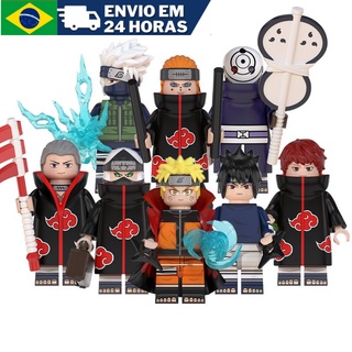 Naruto mini figuras compatível com LEGO / Crianças Brinquedos Decorativos